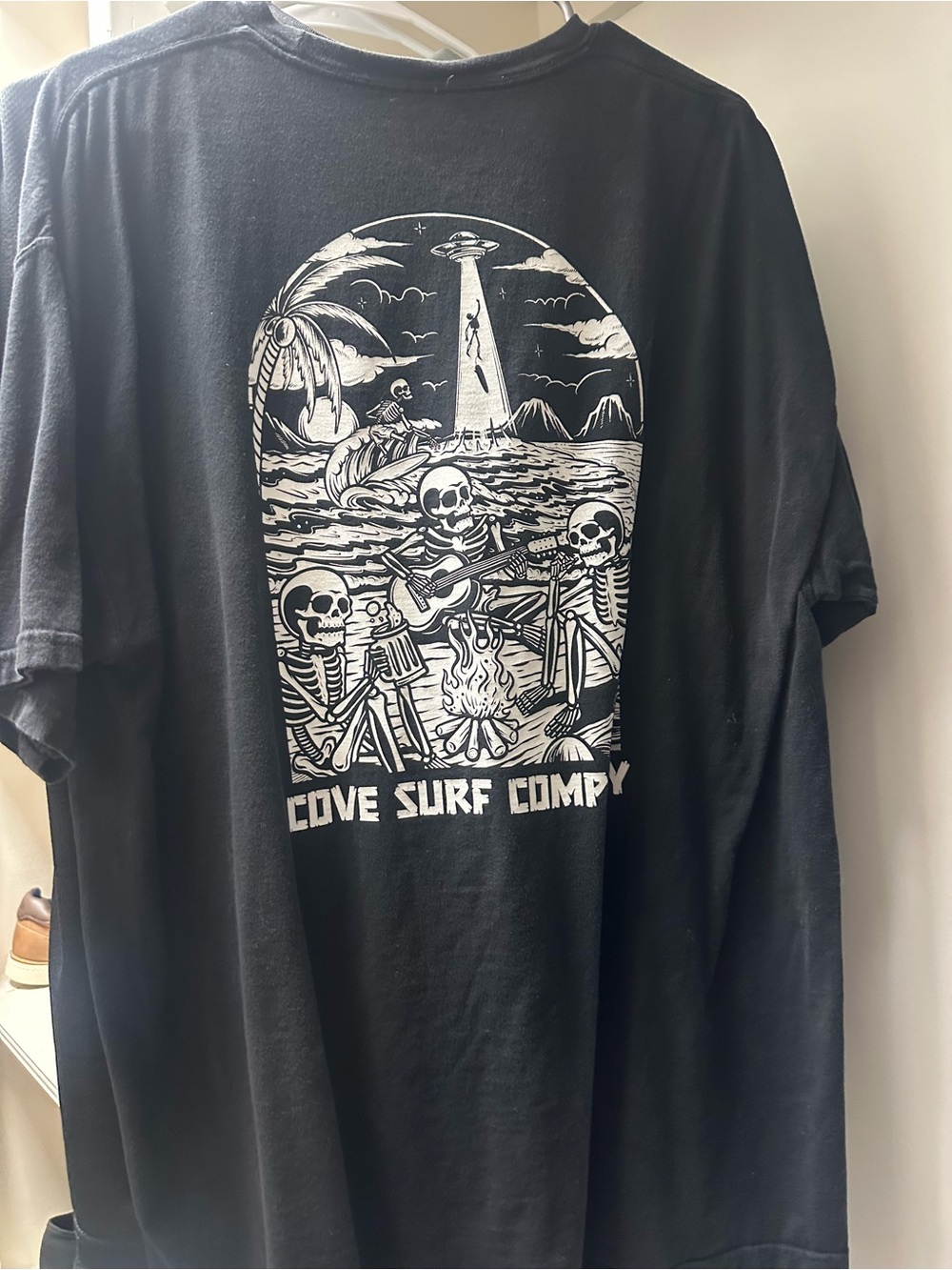Black Short-Sleeve Graphic Tee